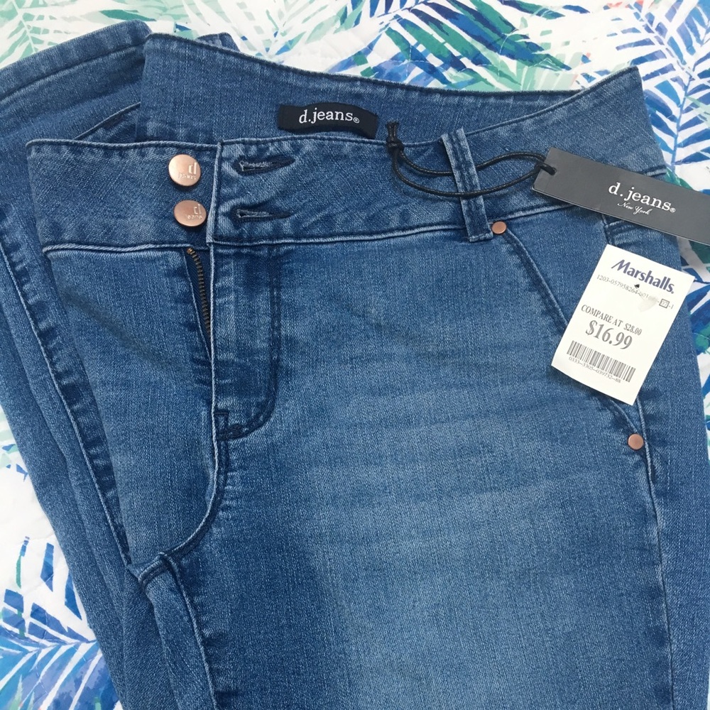 High waist skinny jeans